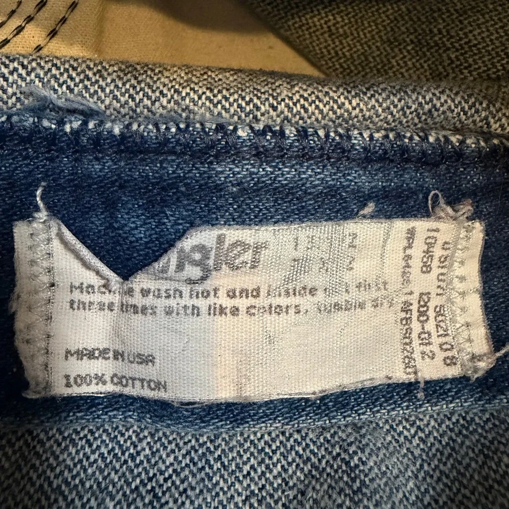 Vintage 90s Made in USA Wrangler 13MWZ Cowboy Cut Jeans Mens 35x31 Classic Denim